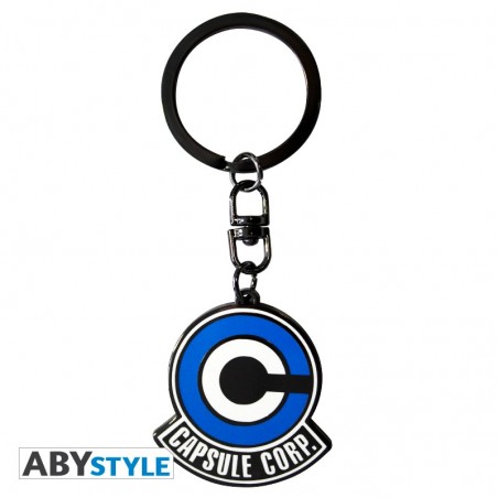 Porte-Clef Métal - Emblème Capsule Corp - Dragon Ball