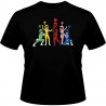 T-shirt - okiWoki - Force Rouge - Power Rangers et Deadpool - L Homme 