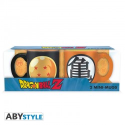 Set Mini mugs - Boule de Cristal et Symbole Kamé - Dragon Ball