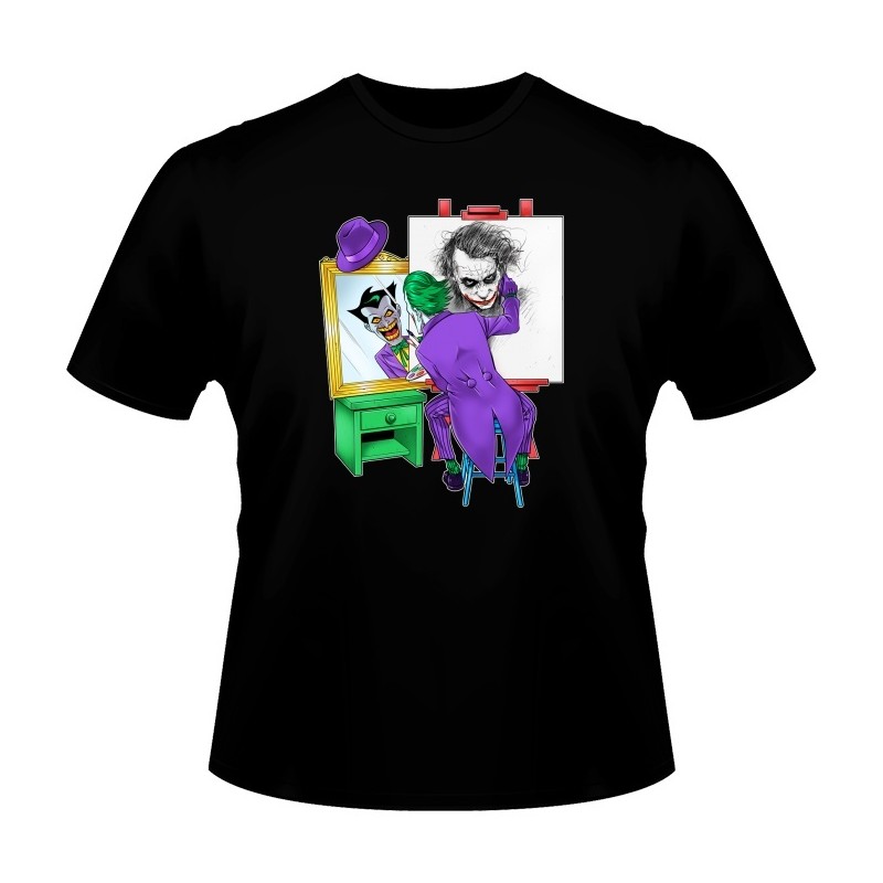 T-shirt - okiWoki - Drôle d'autoportrait - Batman - L Homme 