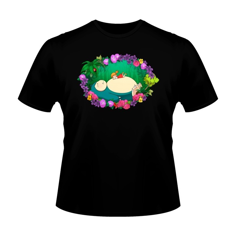 T-shirt - okiWoki - Petite Sièste en Forêt - Pokemon - S Homme 