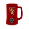Chope à Bière - Game Of Thrones - "Famille Lannister" - Black - Symbole tournant.