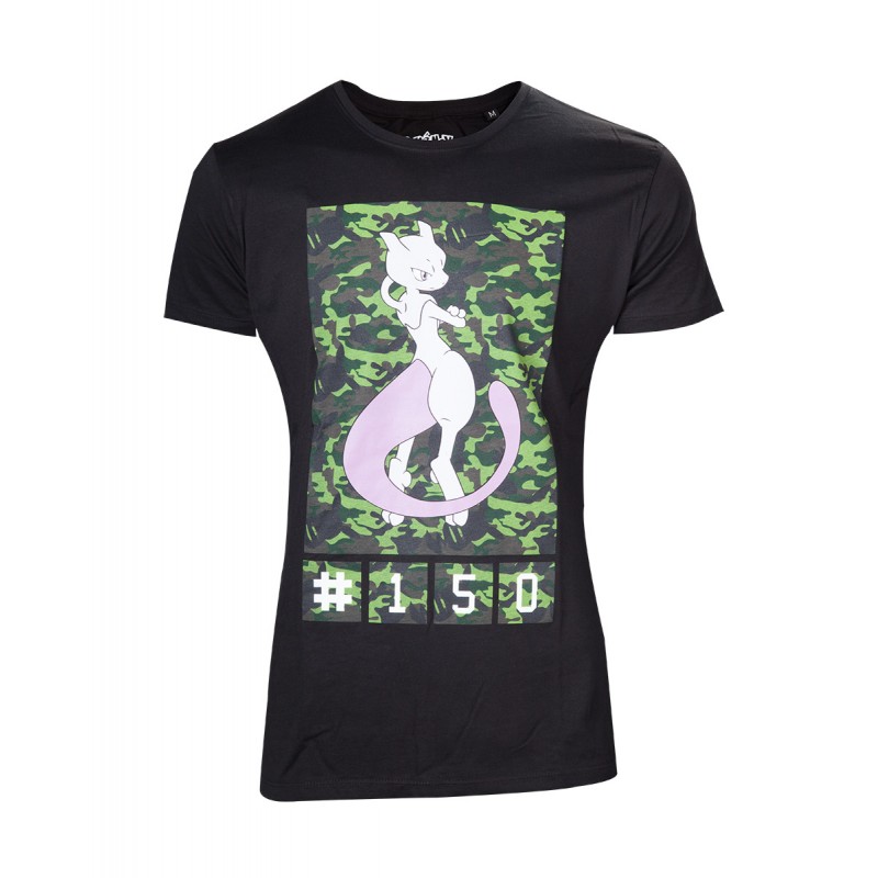 T-shirt Bioworld - Pokemon - Mewtwo - L Unisexe 
