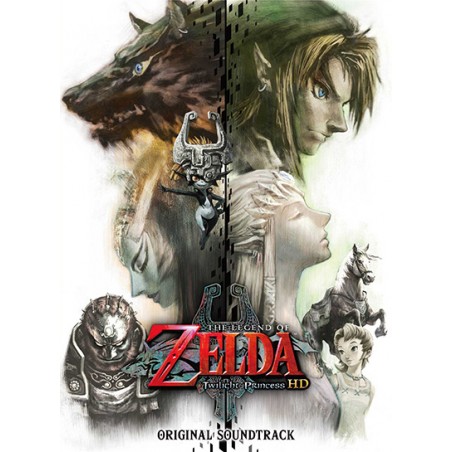 Zelda Twilight Princess HD - Collector CD Box (3 CD) - Original Soundtrack + 1st press Badge