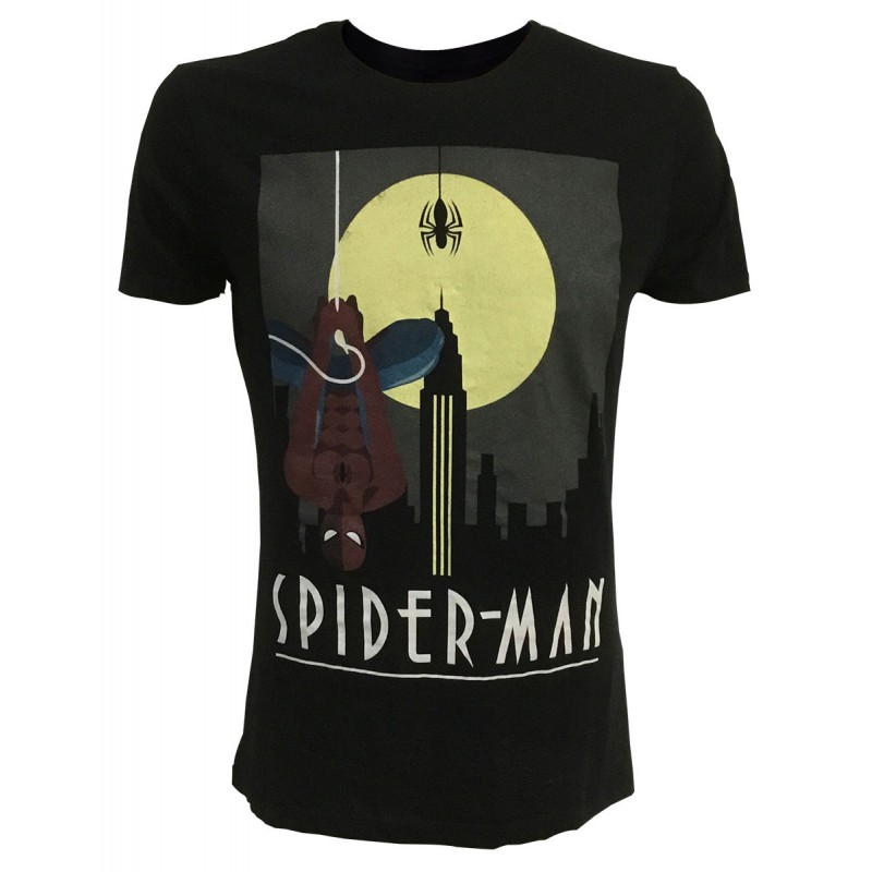 T-shirt Bioworld - Spiderman - Upside Down - M Homme 