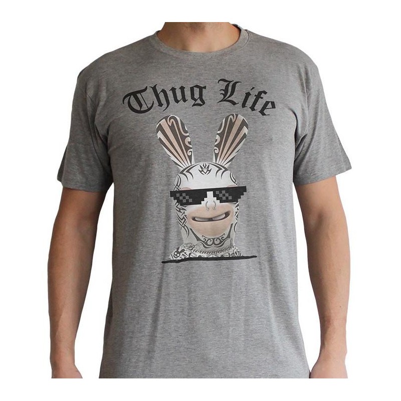 T-shirt Lapins Crétins - Thug Life - M Homme 