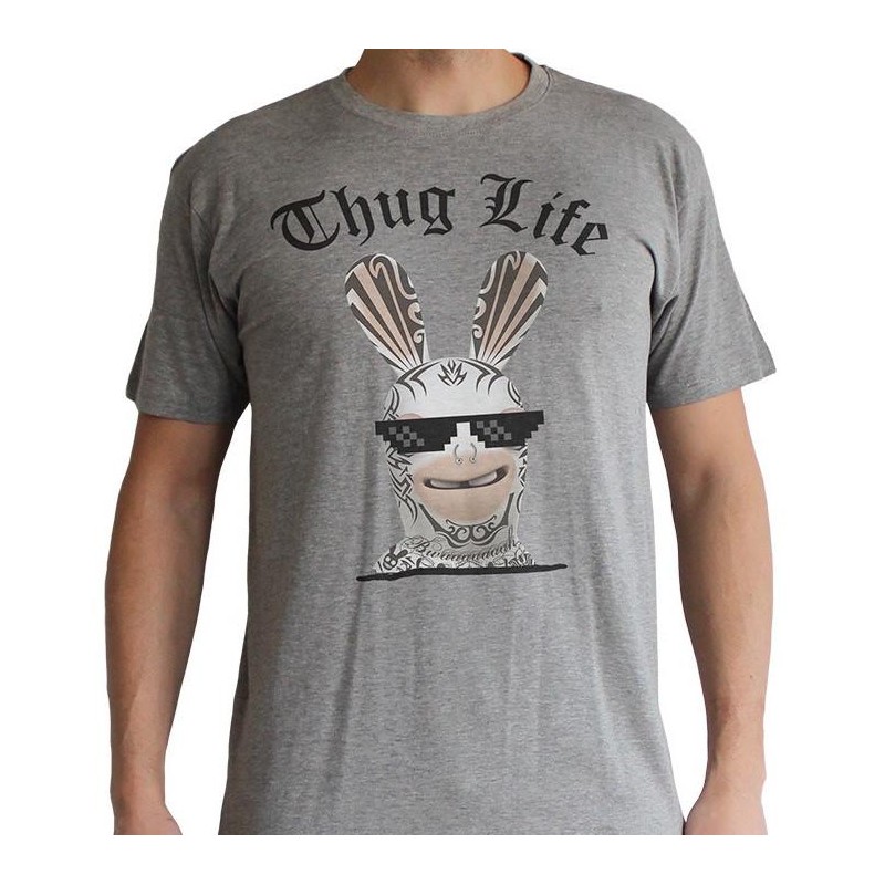 T-shirt Lapins Crétins - Thug Life - M Homme 