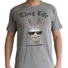 T-shirt Lapins Crétins - Thug Life - M Homme 