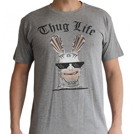 T-shirt Lapins Crétins - Thug Life - L Homme 