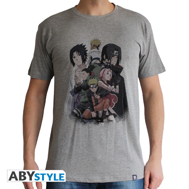 T-shirt Naruto - Groupe - XL Homme 