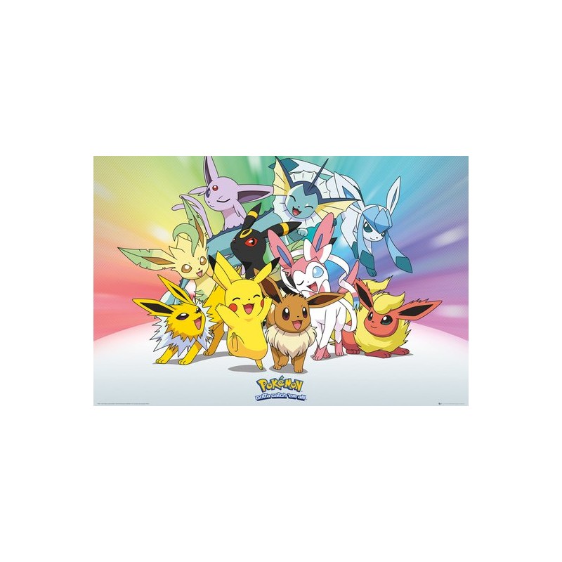 Poster - Pokemon - Pokemon Evoli et Evolution