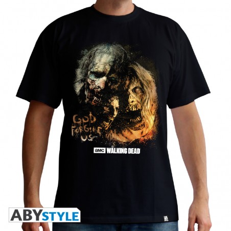 T-shirt The Walking Dead - God Forgive Us - M Unisexe
