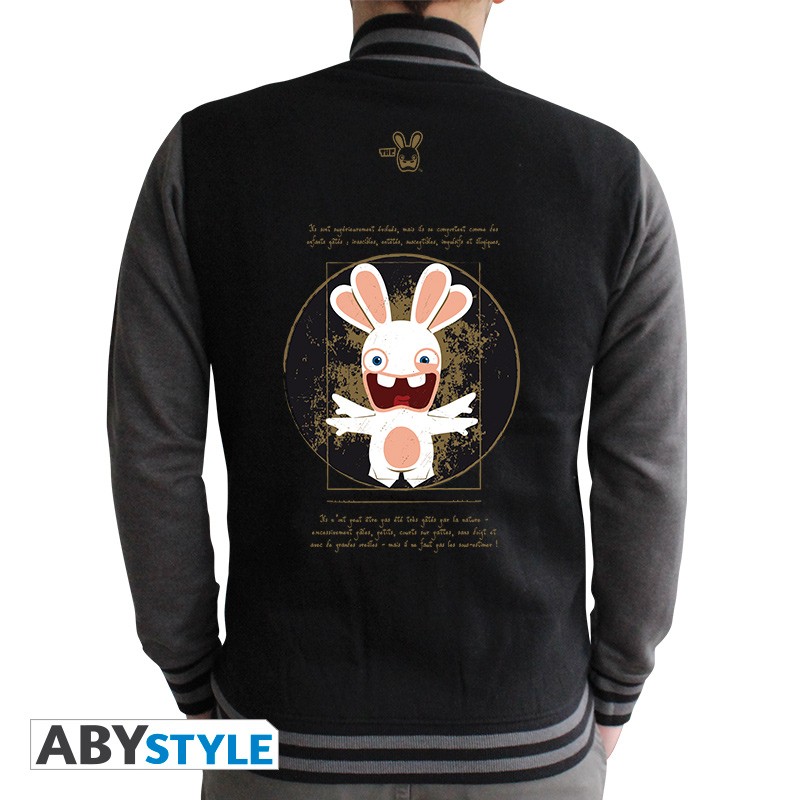 Hoodie - Lapin Da Vinci - Lapins Crétin - L Unisexe 
