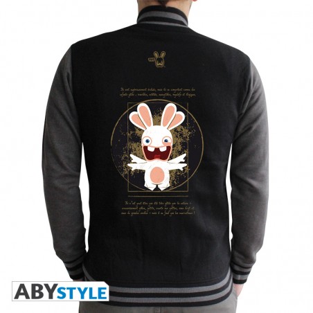 Hoodie - Lapin Da Vinci - Lapins Crétin - L Unisexe 