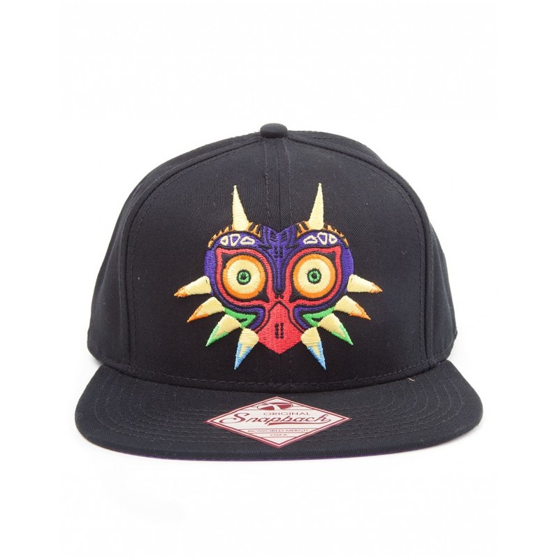 Casquette - Masque - Fond noir - Zelda Majora's Mask - U Unisexe 