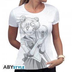 T-shirt Sailor Moon - Bunny et Bâton de Lune - XL Femme 