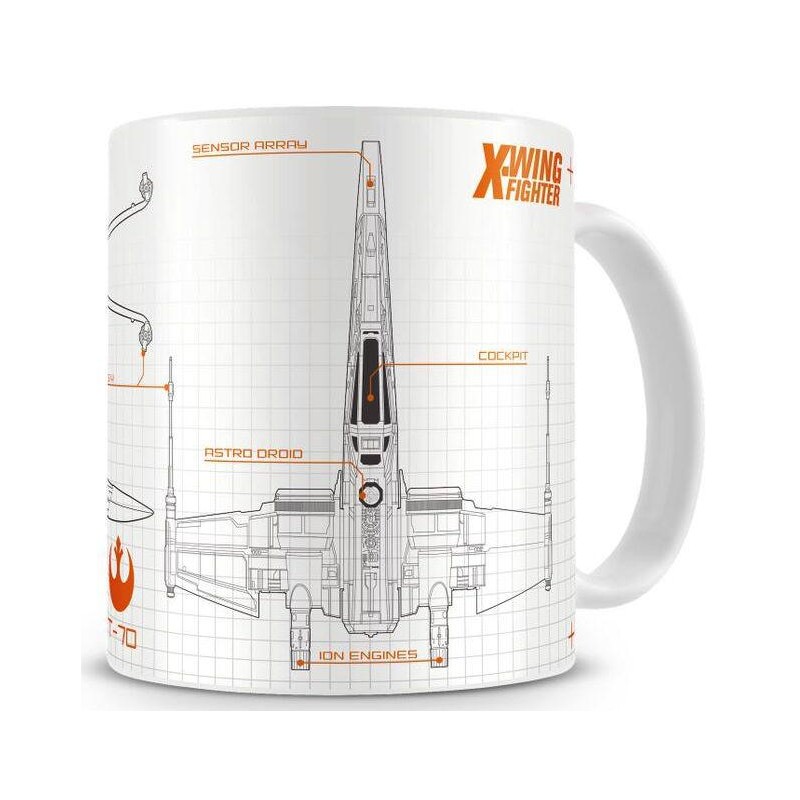 Mug - X-Wing "impression orange" - Star Wars
