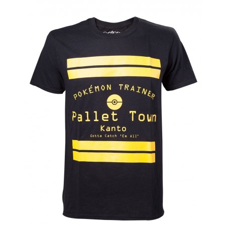 T-shirt Bioworld - Pokemon - Bourg Palette - L Homme