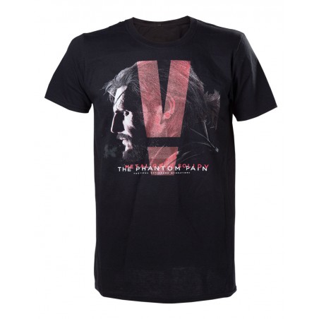 T-shirt Bioworld - Metal Gear Solid - Black Phantom Pain - L Homme 