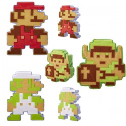 Peluche - Luigi 8bit -...