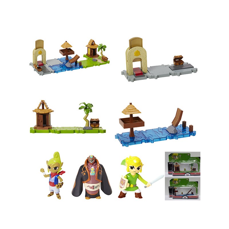 Nintendo - Zelda - Micro Playset - Pack Série 3 - assortiment de 4