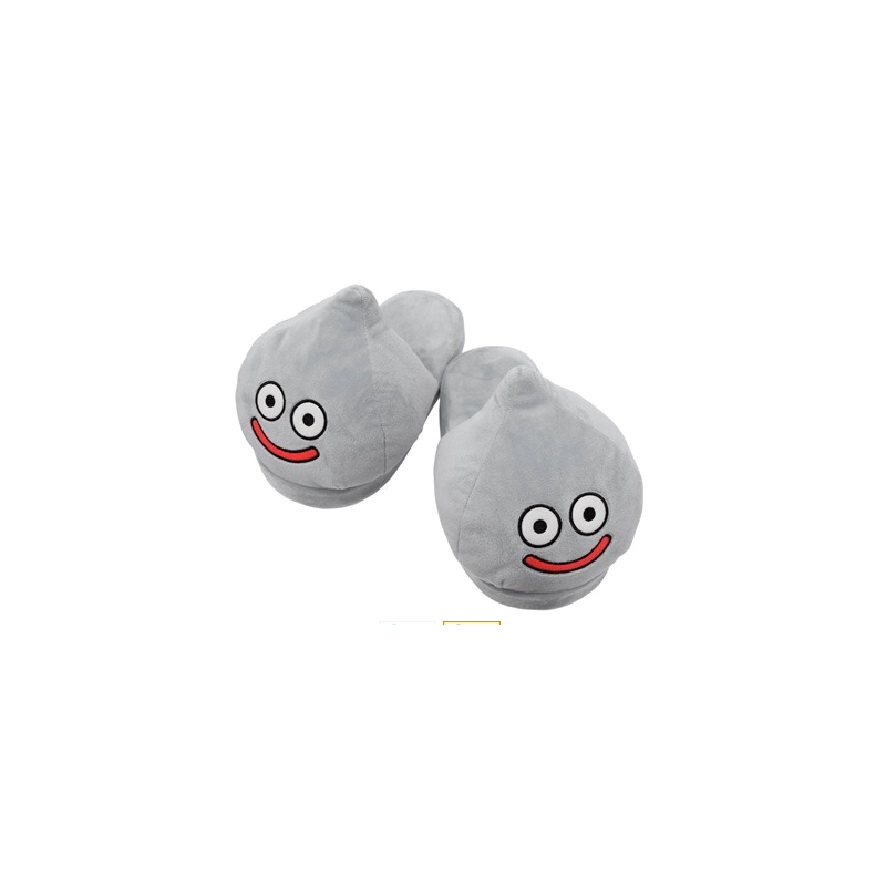 Pantoufles - Dragon Quest - Slime Gris - 27cm - Unisexe 