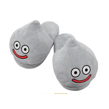 Pantoufles - Dragon Quest - Slime Gris - 27cm - Unisexe 