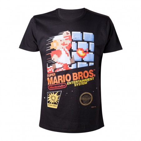 T-shirt Bioworld - Mario Bros - Jaquette - L Homme 