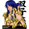 Mug - okiWoki - La sublime Mélodie née sous le signe des Gémeaux ! - Saint Seiya - Fond Jaune