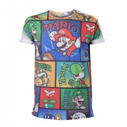 T-shirt Bioworld - Nintendo - Mario et Co - L Homme 
