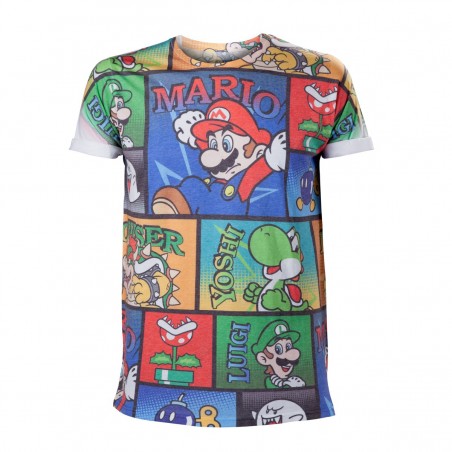 T-shirt Bioworld - Nintendo - Mario et Co - L Homme 