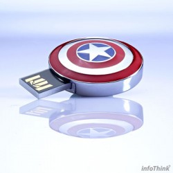 Clef USB - Captain America - Bouclier - 8GB