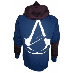 Sweat - Assassins Creed Unity - Bleu et Brun - L Unisexe 