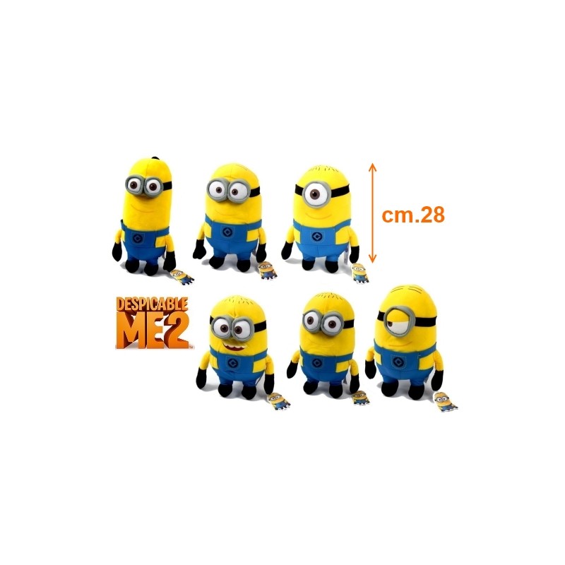 Peluche - Minion - Moi Moche et Méchant 2 - Collection de 6 - Vendu à l'unité