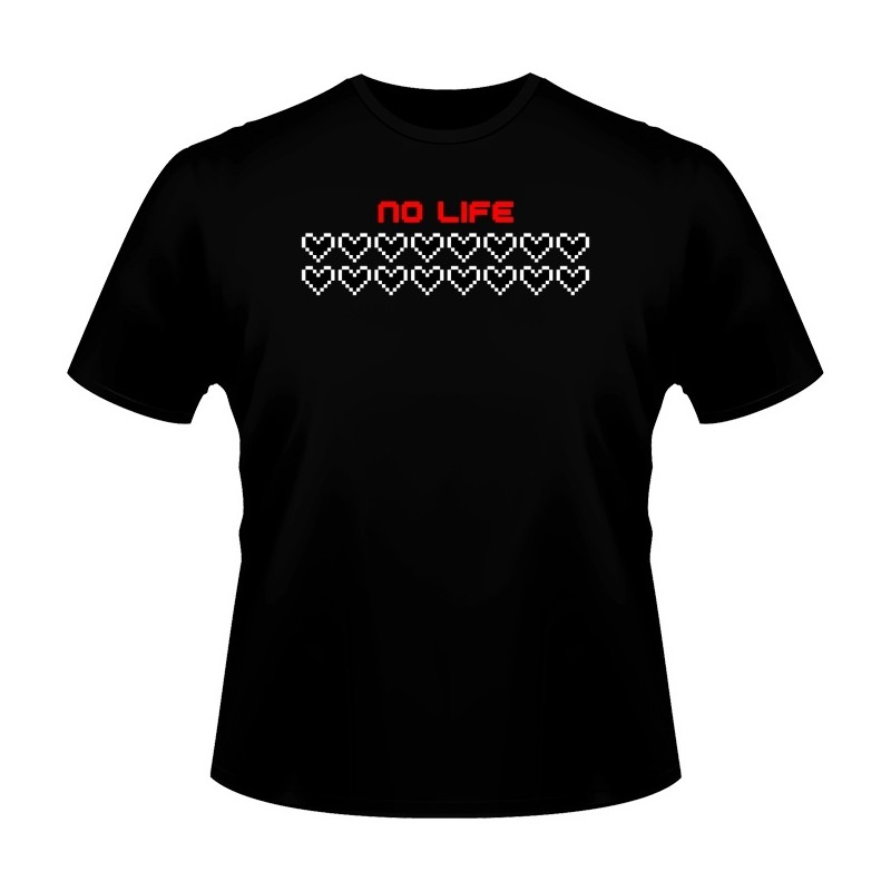 T-shirt - okiWoki - No Life - Nintendo - Fond Noir - M Homme 