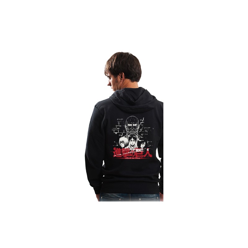 Sweat Neko - Titan Face - Attack On Titan - M - Unisexe 