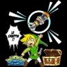 T-shirt - okiWoki - Le Grappin!! - Zelda / Toy Story - Fond Noir - M Homme 