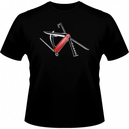 T-shirt - okiWoki - Zanpakuto suisse - Bleach - Fond Noir - L Homme 