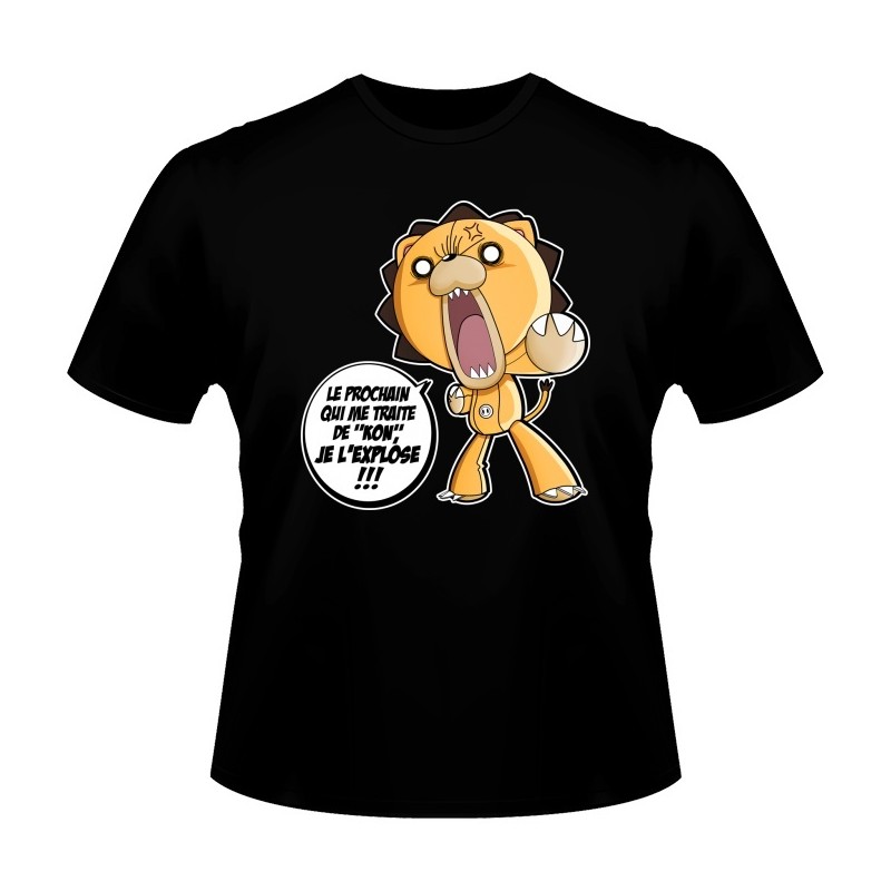 T-shirt - okiWoki - Un nom difficile à porter - Bleach - Fond Noir - L Homme 