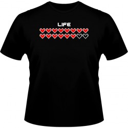 T-shirt - okiWoki - Life - Nintendo - Fond Noir - L Homme 