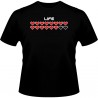 T-shirt - okiWoki - Life - Nintendo - Fond Noir - L Homme 