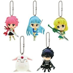 Magic Knight Rayearth - Swing Figure -Porte-Clefs Chaîne - Assortiment de 5pces