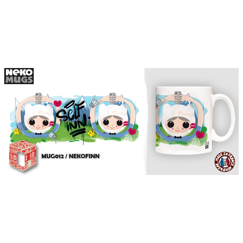 Mug - Neko - Adventure Time - Finn