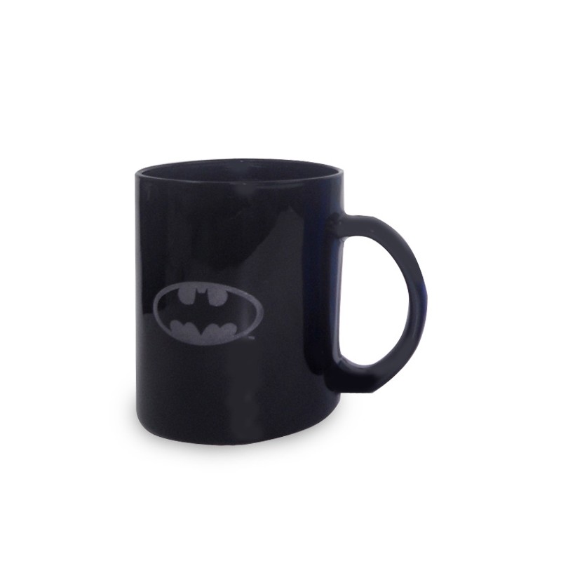 Mug transparent noir - Batman - Logo