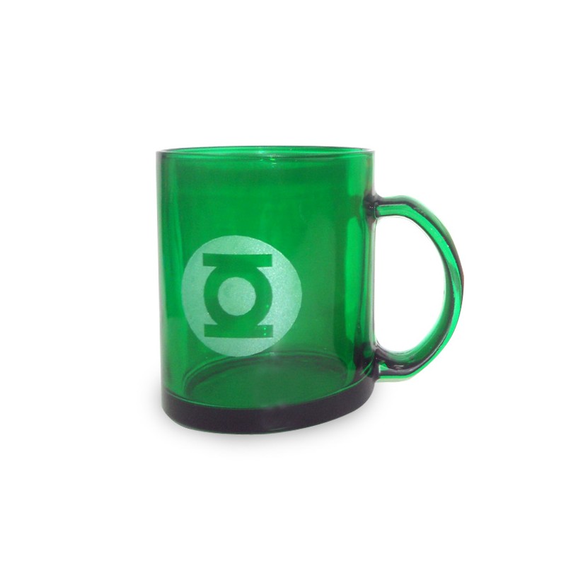 Mug transparent vert - Green Lantern - Logo