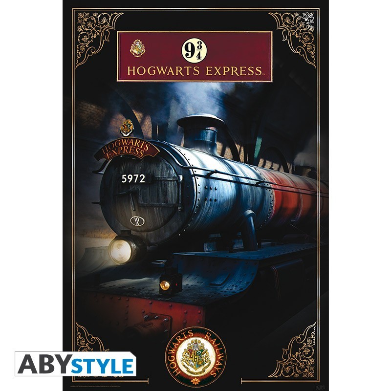 Poster - Hogwarts Express - Harry Potter - Roulé et filmé