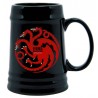 Chope à Bière - Game Of Thrones - "Famille Targaryen " - Black