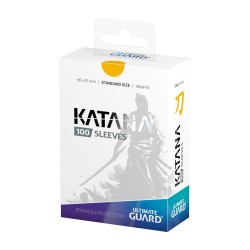 Protèges Cartes 100 pièces - Katana - Standard - Jaune