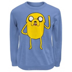 Pull Jake - Adventure Time - Fond Bleu - S Unisexe 