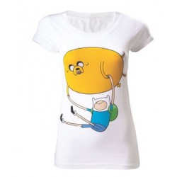 T-shirt BioWorld - Adventure Time - Big Jake et Finn - M Femme 